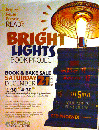 Bright Lights Book Sale Flyer
